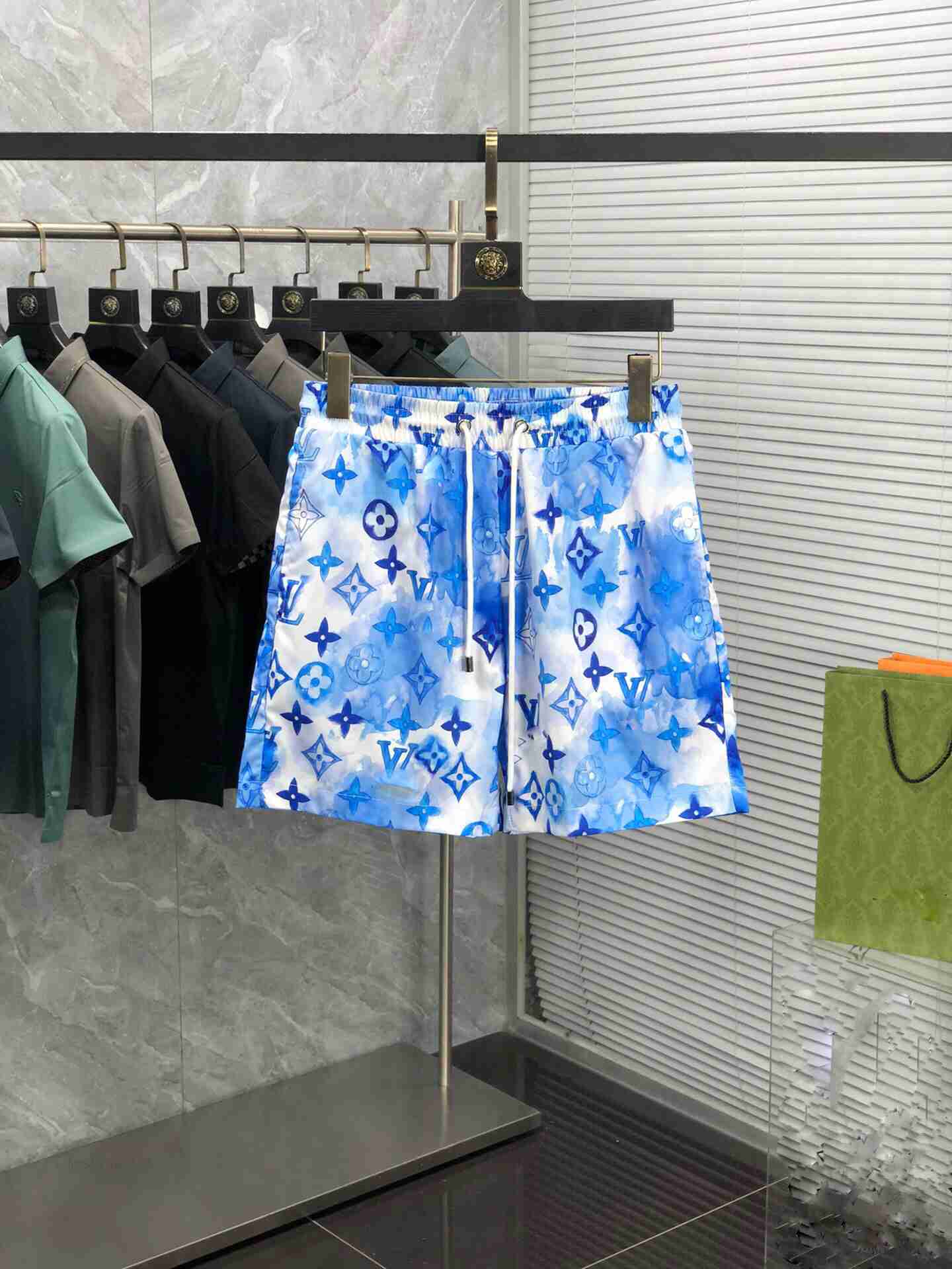 

2023 Men Womens Designers Shorts Summer Fashion Streetwears Clothing Quick Drying SwimWear Printing Board Beach Pants Man Swim Short 005, 01