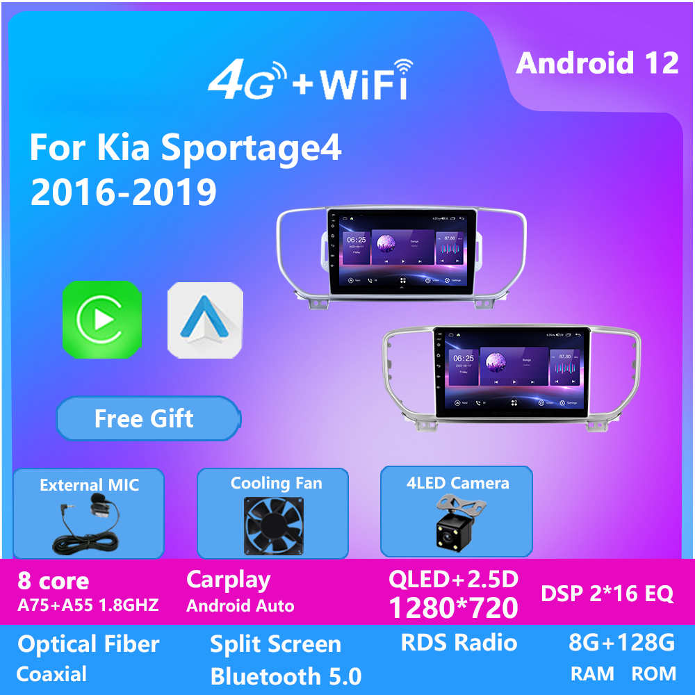 

10 Inch Android Car Video Radio Multimedia Player for Kia KX5 2016-2018 GPS Navi Wifi Stereo