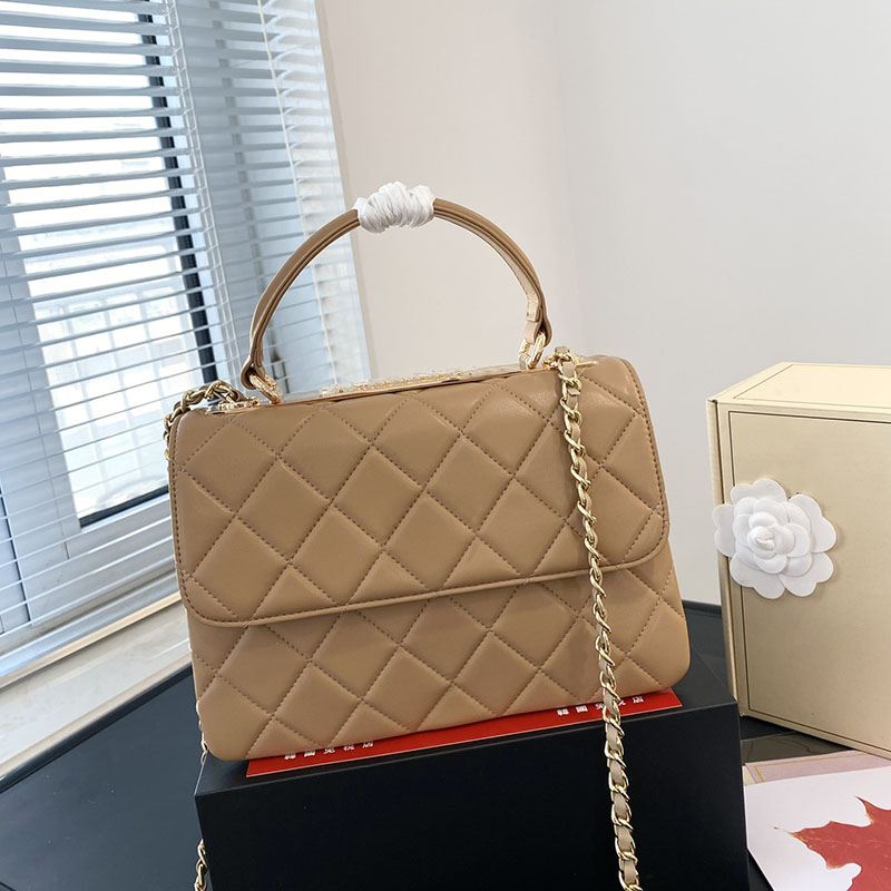 

Ladies 4 color Metal Designer Bag Pink Clamshell Messenger Chain Bags Box Women Lady Fashion Marmont Genuine Cross body Real Leather High Quality Handbags, 2#25x17cm