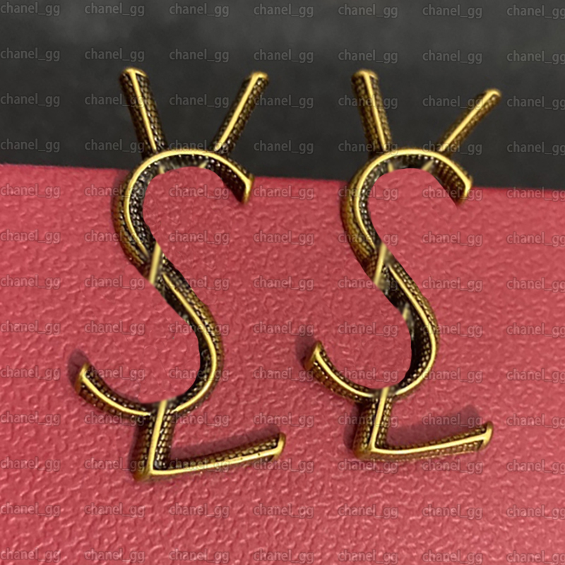 

Diamond Stud Earrings Designer Jewelry Fashion Silver Earring For Lady Women Party Studs Hoops Wedding Engagement For Bride Box obsolescence 633