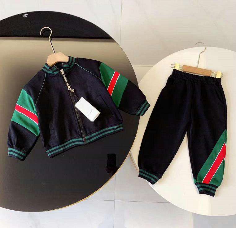 

Kids Designer Clothing Sets New Luxury Print Tracksuits Fashion Letter Jackets AND Joggers Casual Sports Style Sweatshirt Boys Girls A07, Beige