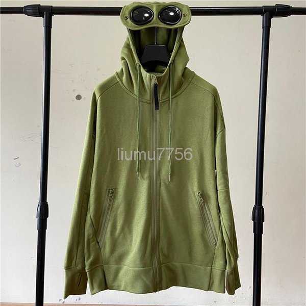 

Men's Hoodies Men's Sweatshirts Two Googles CP Mens Hoodie Brand Hood Casual Long Sleeve Jumpers Designer Company Top Sweatshirt NGZX, Green