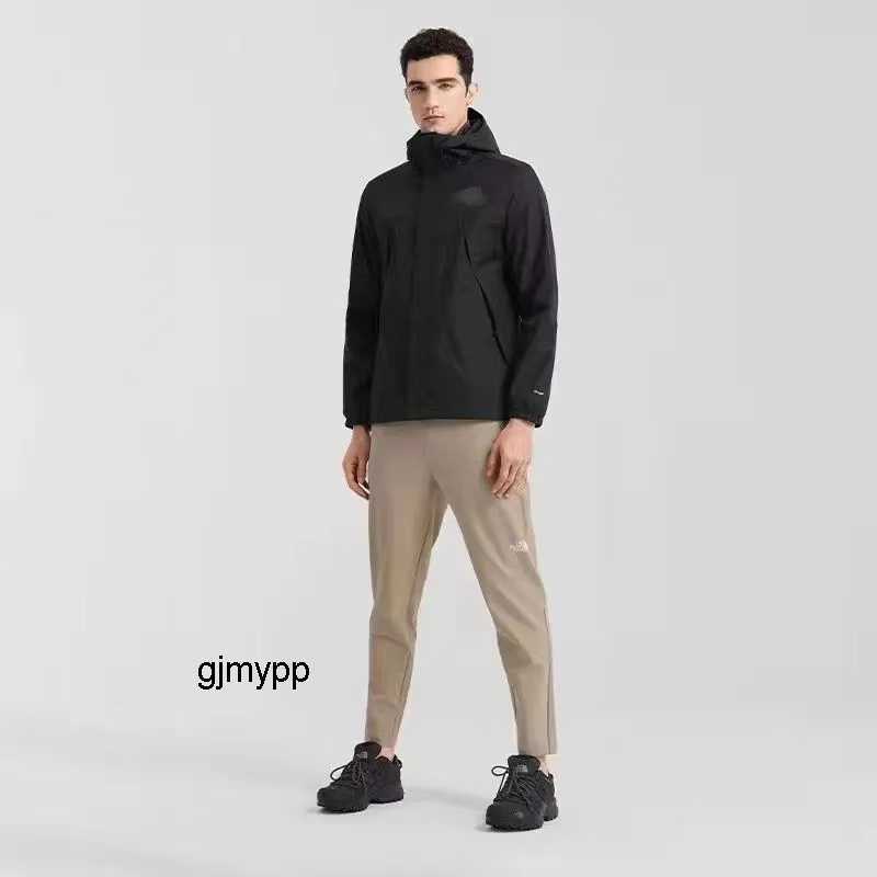 

Men's Jackets American Outdoor T Classic Mountain Function Windproof and Waterproof Splicing Japanese Retro Hooded Charge Coat Men'sLGR0