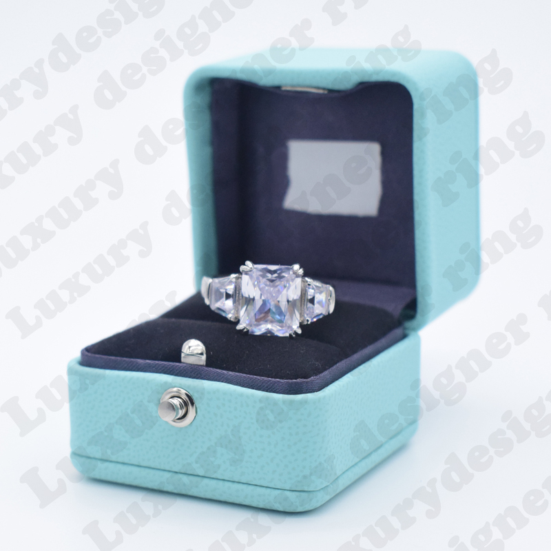 

Women Designer Classic Ring Silver Diamond Ring Women Wedding Gift