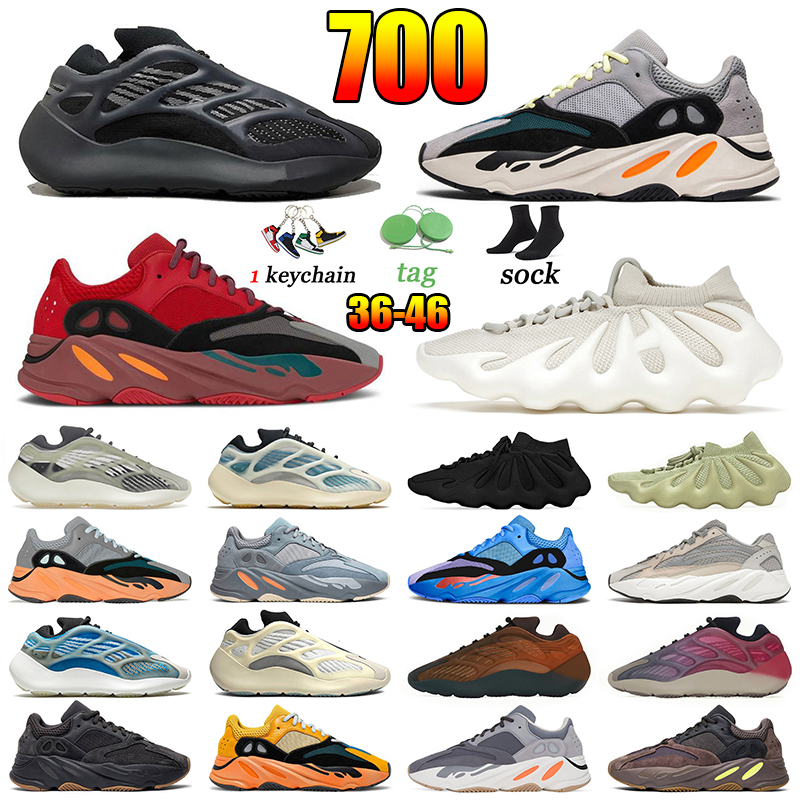 

Kanye 700 running shoe women men Wave Runner Solid Grey Hi-Res Red Blue Alvah Vanta Mauve V3 V2 Static Yeezies MNVN Magnet sneakers Yeezzys shoes dhgate Yezzy trainers, A1 36-45 hi-res red