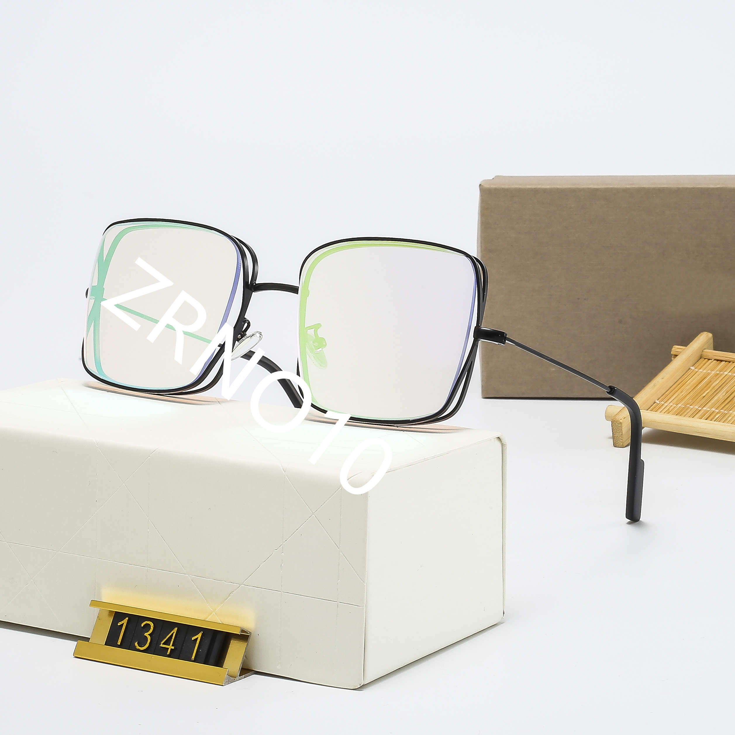 

Designer Sunglasses for Men Women Luxury glasses Plated Square Frame Brand Retro Polarized Fashion Goggle Highly Quality 16 Color Optional With Box