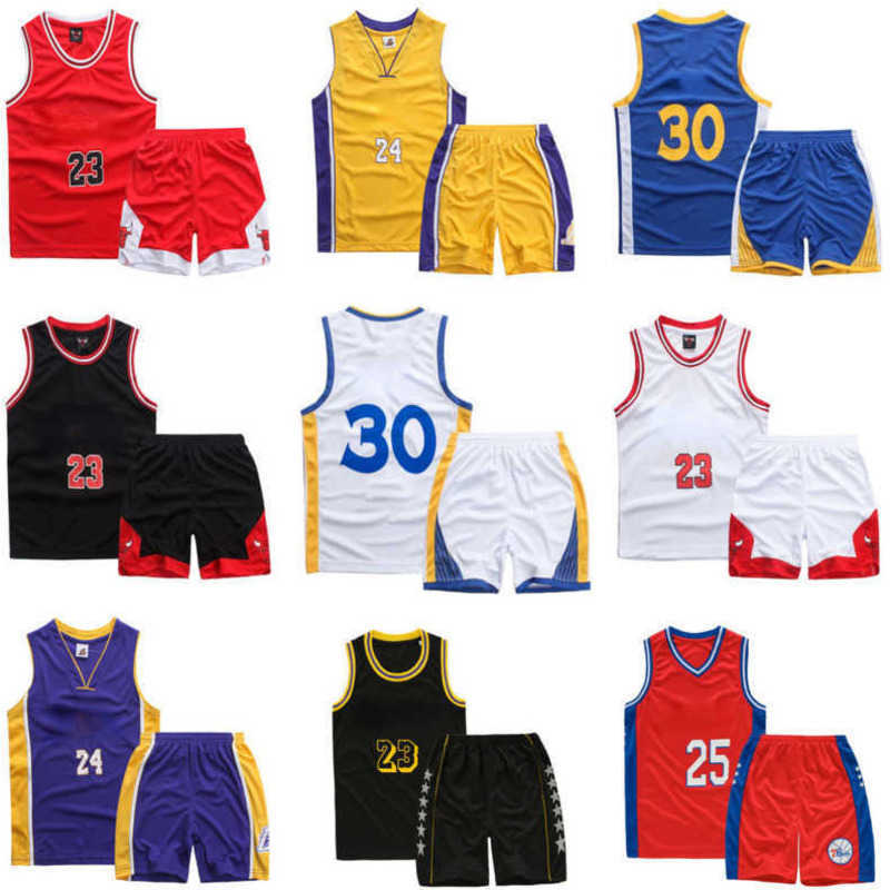 

Summer Childrens Outdoor Sports Suit Designers Tracksuits Jerseys Basketball Suits Football Sets Breathable Sportswear, White #23