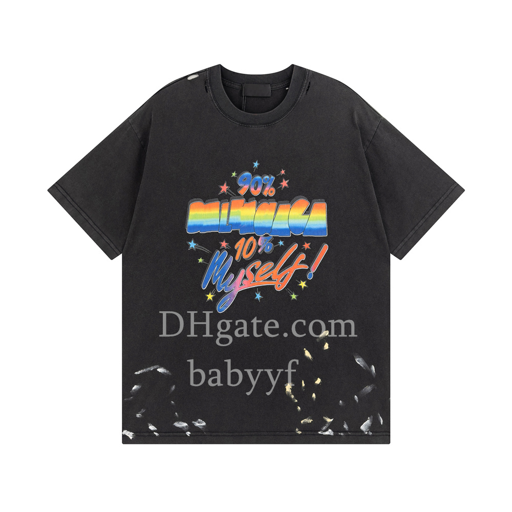 Mens T Shirts Broken hole element design tee vintage design top , High quality T-shirt , Different from other versions of T-shirts, Unisex fashio-image-894875460