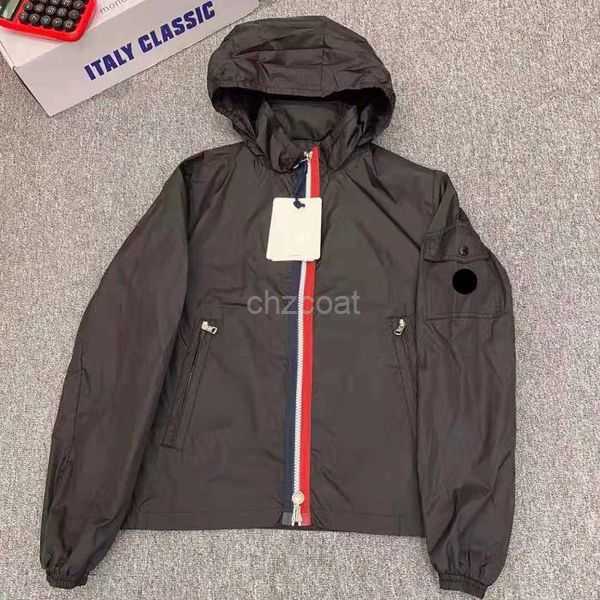 

winter Monclair Mens hoodies Designer Jackets Clothing France Brand Bomber Windshield biker jacket American Outerwear coat Fashion hombre Casual windbr GSK2, Dark blue