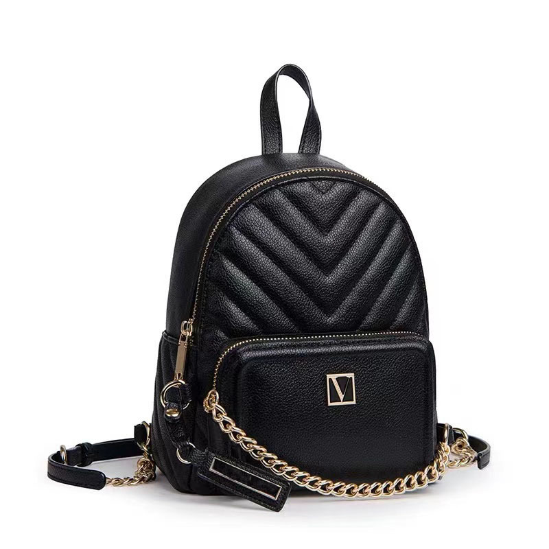 

School Bag s Fashion Simple Versatile Chain Backpack Quilted Leisure Travel Pocket 230410, Gray