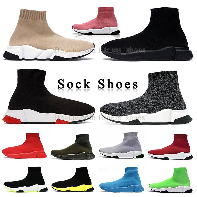 

Balencigas mens womens slip-on sock shoes designer vintage beige speed 2 2.0 trainer triple black white graffiti sole plat-form balencaiga dhgate on walking sneakers, M17 36-40