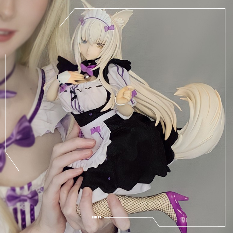 Gun Toys 270MM Native BINDing NEKOPARA Azuki Anime Figure Coconut cat Girls 1/4 PVC Action Figure Adult Collection Model Toys do-image-857864379