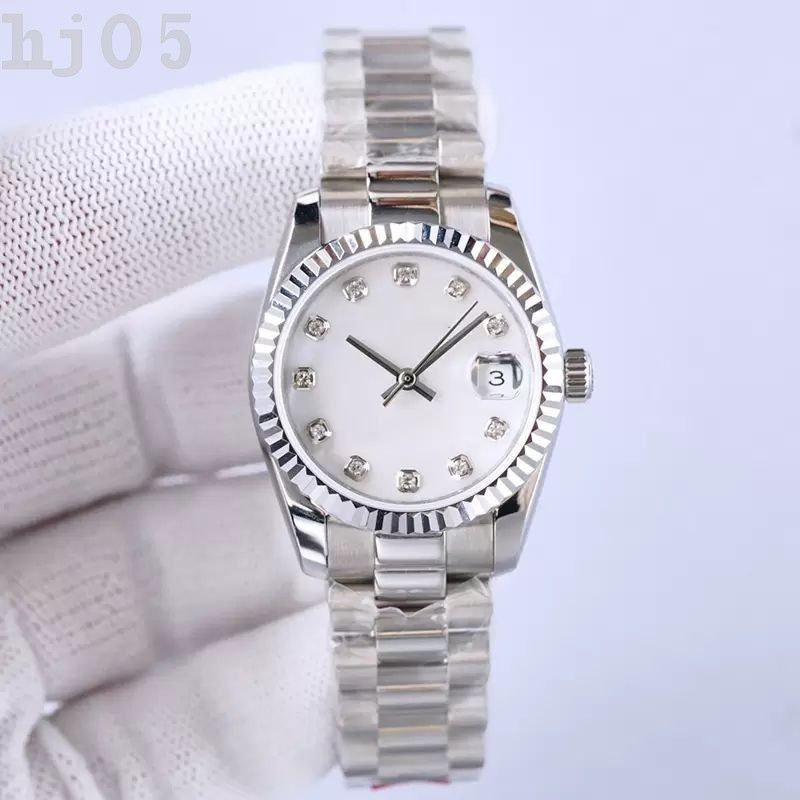 

Precision ladies datejust wristwatch diamond modern watch small 31mm 28mm dial montre automatique iced out watch waterproof portable sport SB030 B23, 8#