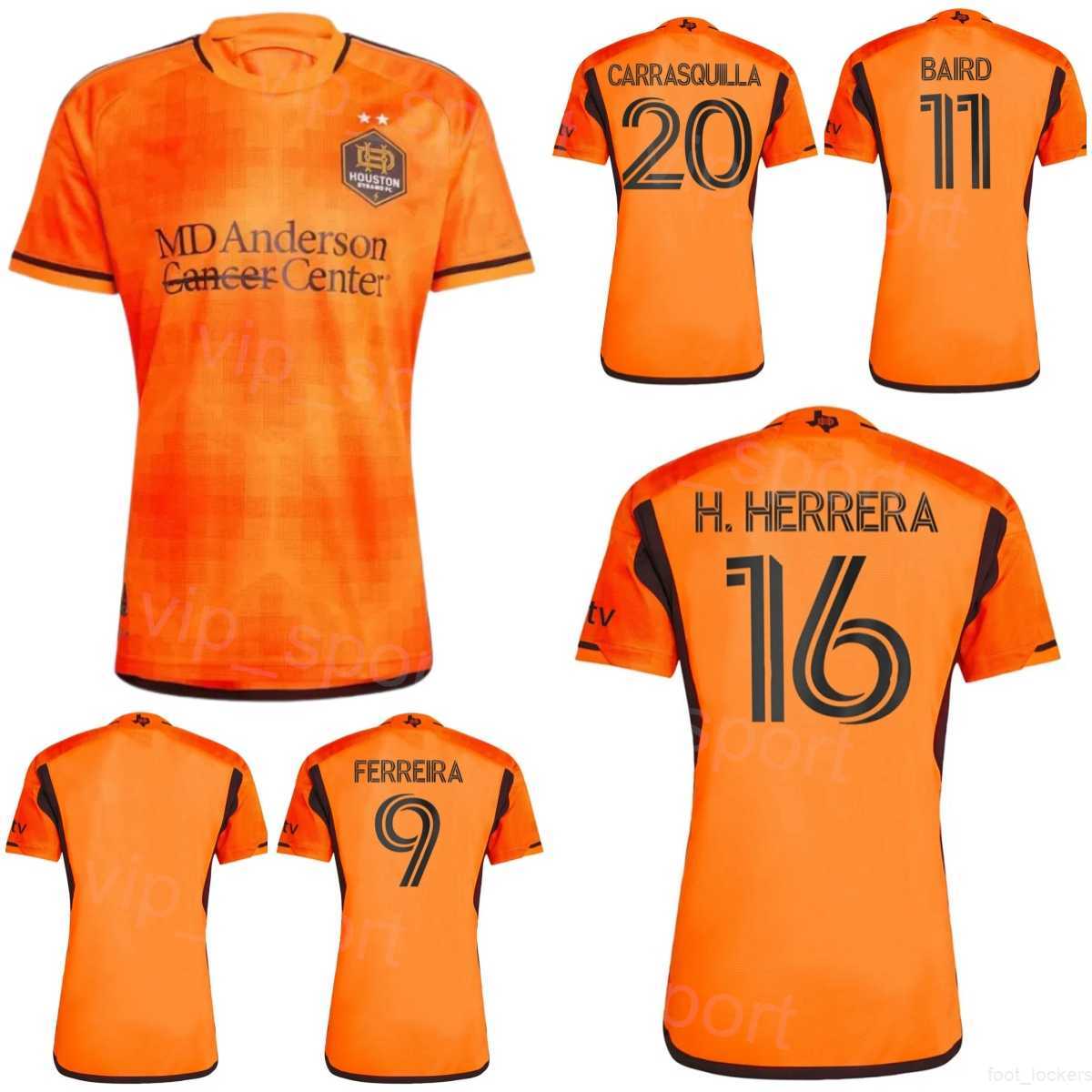 

Houston Dynamo Soccer Jerseys FC 8 Amine Bassi 16 Hector Herrera 22 Tate Schmitt 7 Ivan Franco 20 Adalberto Carrasquilla 11 Corey Baird Football Shirt Kits 2023-24, Orange
