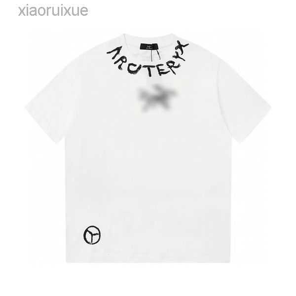 

Men' T-Shirts 2023 Summer New Cotton Versatile Short Sleeve T-shirt Trend ins Loose White Simple Letter Print 9WJBX