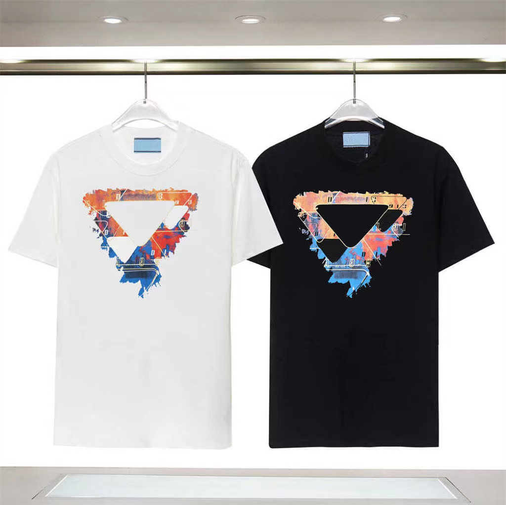 

Designer of luxury T-shirt brand t shirt Clothing spray letter short sleeve spring summer tide men and women tee, 17
