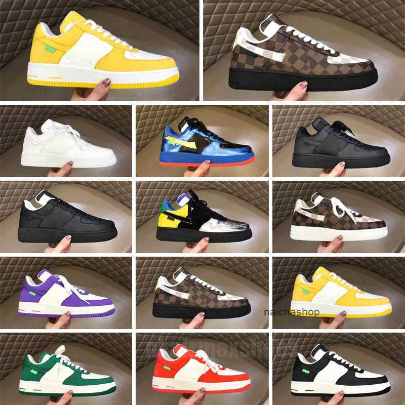 

Air''forces Casual Shoes 2022 Men men OG Sneakers Sail University Gold PRM Game Royal Cactus Jack Mans Trainers Sports Low One White Sneaker, Color 6