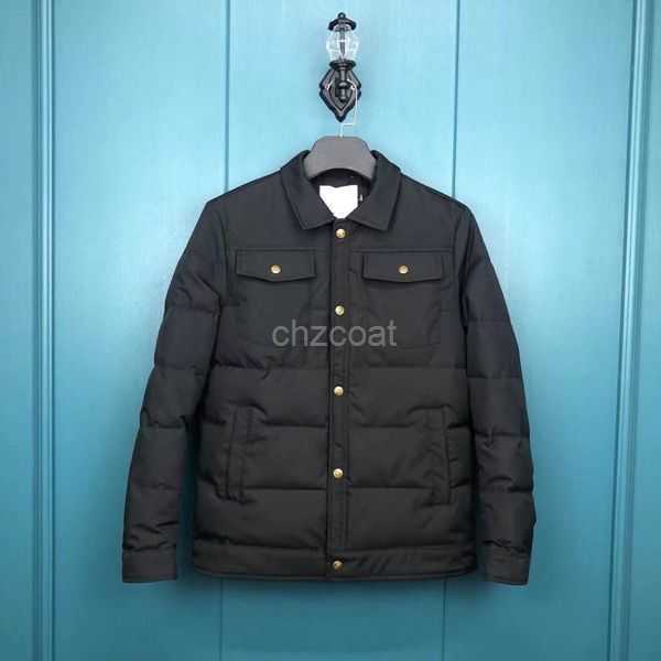 

Men's Jackets 22 Heavy khaki jacket in winter plaid versatile fashion brand cotton jacket mens and women same style couple coat duck down filling B007 2 1S93, A-9