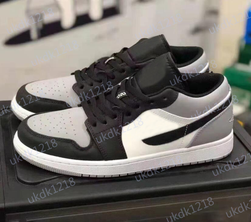

Running Shoes Jumpman 1 Retro Low Atmosphere RARE Grey Black Air Sports Sneakers 553558-110