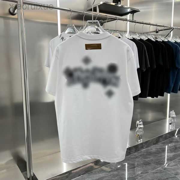 

Men's T-Shirts European and American Fashion Brand High Street Short Sleeve T-shirt Summer Heavyweight Cotton Washed Old Loose Half Top Women 3524R