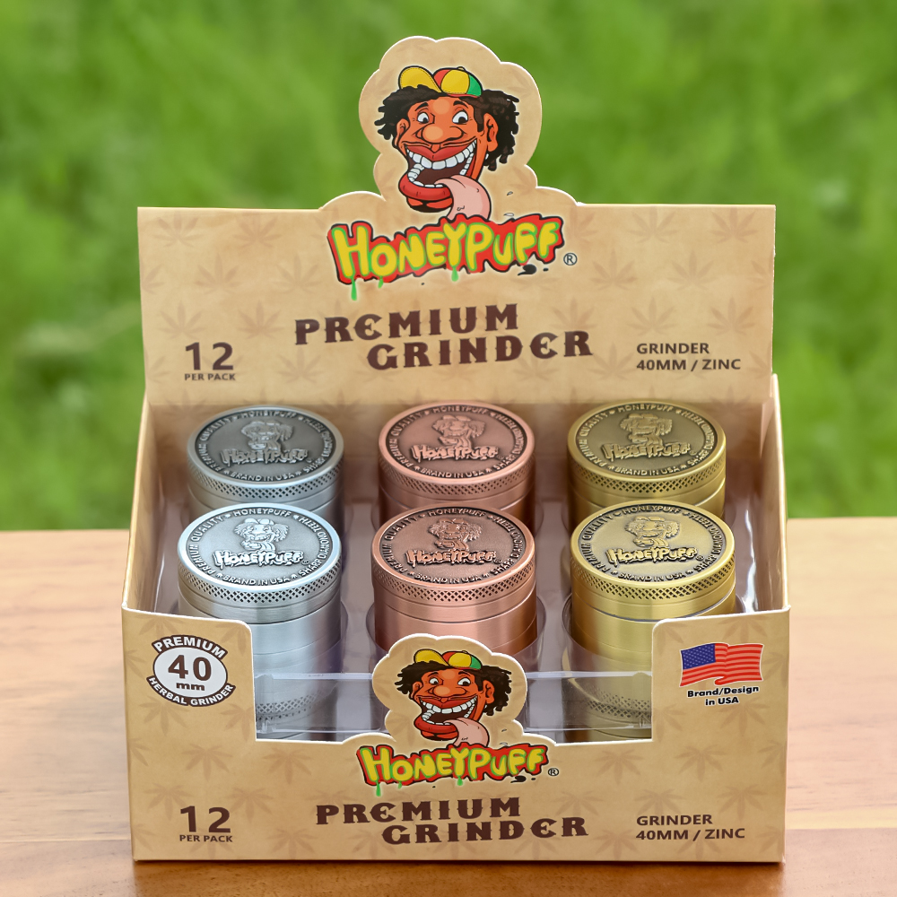 

smoke accessory CHROMIUM CRUSHER Zinc Alloy Smoking Herb Grinder 40x36MM 12pcs/display Metal wee grinder