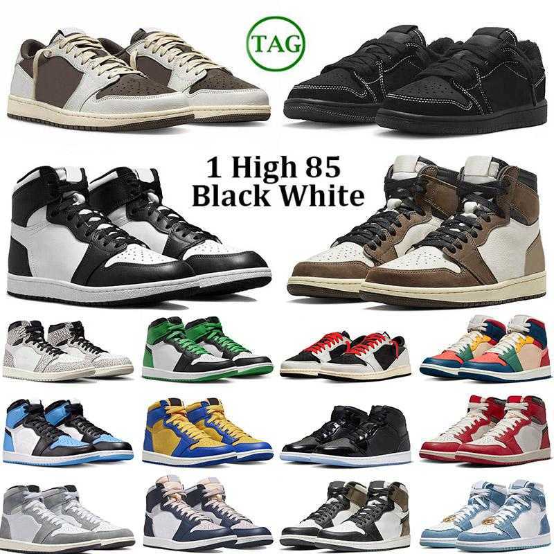 

1 high travis scotts shoes 1s low men women Black Phantom Reverse Mocha Olive Concord Chicago Lost and Found Patent Bred True mens trainers outdoor sports sneakers