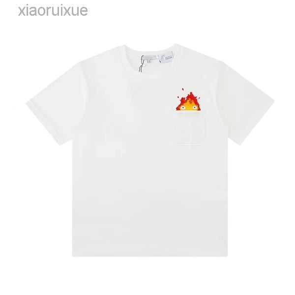 

Men's T-Shirts European and American Fashion Brand High Street Short Sleeve T-shirt Summer Heavyweight Cotton Washed Old Loose Half Top Women 14Z9D6