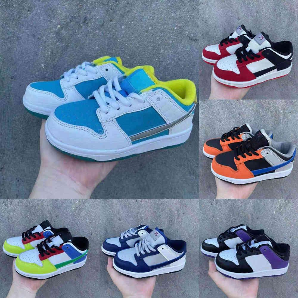 

Low Infant DUNKS Kids Running Shoes 75th Anniversary EMB Chicago Runner Knick TD Sneakers Boys Girls Toddler Children Outdoor Sport Trainers