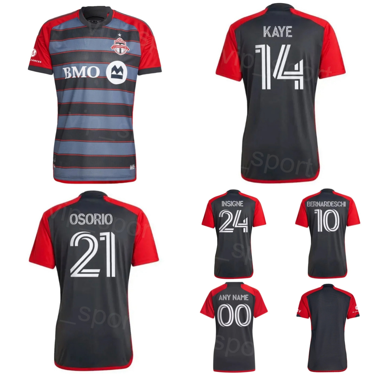 

Soccer Toronto FC Jerseys 10 Alejandro Pozuelo 21 Jonathan Osorio 4 Michael Bradley 2 Matt Hedges 10 Federico Bernardeschi 22 Richie Laryea Football Shirt Kits 23/24, Black