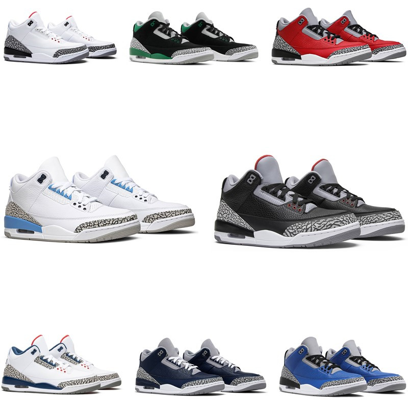 

Jumpman 3s Basketball shoes 3 Men Cool Grey Raised Women Sport Blue Georgetown Knicks outdoor Trainers sneakers Retro Shoe With Box, #1