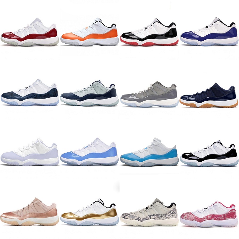 

Jumpman 11 11s Basketball Shoes Designer 25th Anniversary Men Women OG Gamma Legend UNC Platinum Cool Grey Bright Cherry Citrus blue Concord Space Bred jam Sneakers, Shoes lace