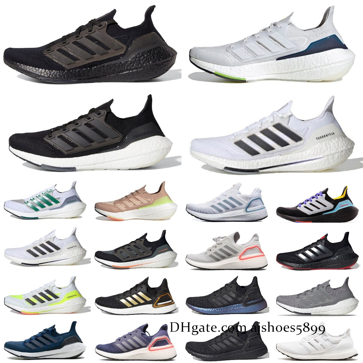 

2023 Wholesale UB Ultra Boosts Mens Running Shoes Designer 5.0 6.0 Sub Green Carbon Scarlet Night Flash Bred Triple White Black UNC Men Women jogging Sneakers Trainers, Box