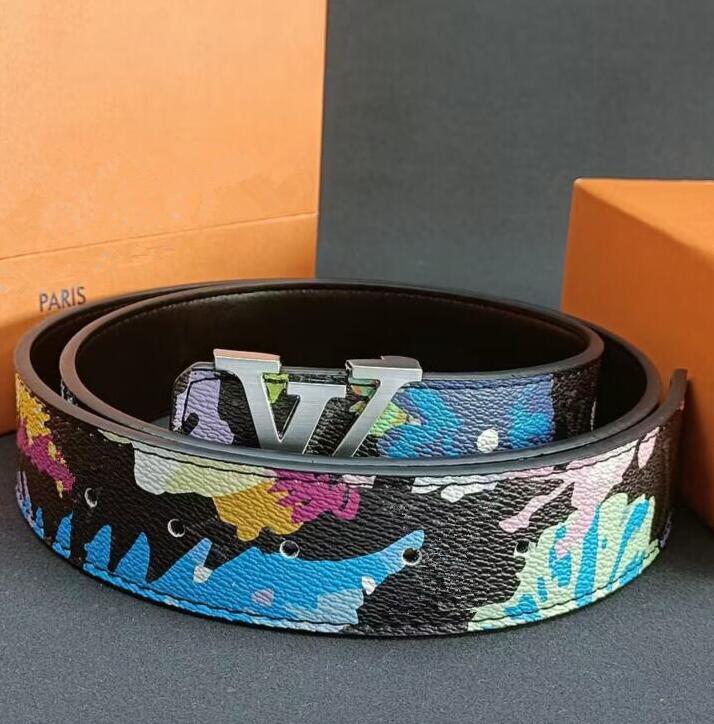 

2023 Belt for Women Genuine Leather 4cm Width High Quality Men Designer Belts Buckle cnosme Womens Waistband Cintura Ceintures with box, Belt no box