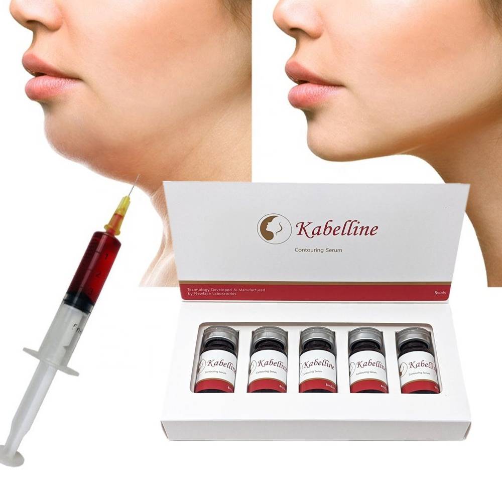 

Kabe lliness Pen Fat dissolving Solution Kybellas Kybellines face and body lipolytis 5vial x8ml Korean For individuals or beauty salons