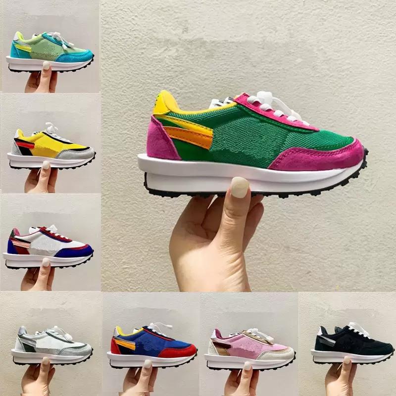 

2020 Kids Running Shoes Gusto Sneaker Double Hook and Tongue Pour Infants Athletic Boy Girl Children Toddler Sneaker Size 22-35