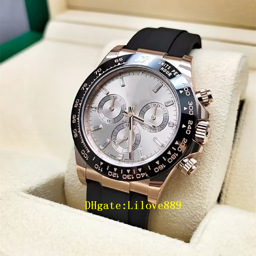 

2023 QC Check Luxury Mens Watch Ceramic Bezel Automatic Movement Sapphire Glass All Dials Work Stainless Steel Rubber Strap Men 126500 Wristwatches, 16
