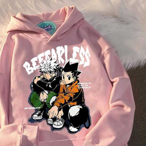 

Cute Men's Hoodies X Hunter Men's Women's Pullover Sweatshirt Killua Zoldyck Hisoka 90s Anime Hoodie Streetwear Top C4TG, Gray