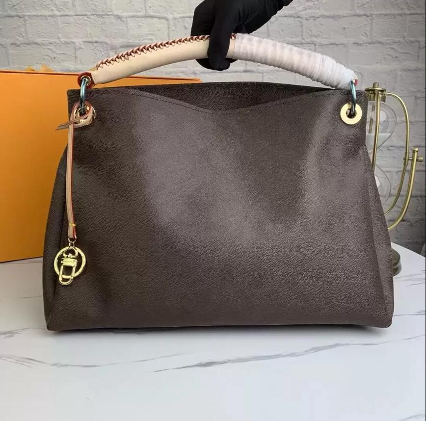 

10A Fashion Designers ARTSY Leather Lady Totes Crossbody Bags High Quality Handbags Women Shoulder Bag Luxury Tote Backpack M40249 M44869 N40253, White grid print