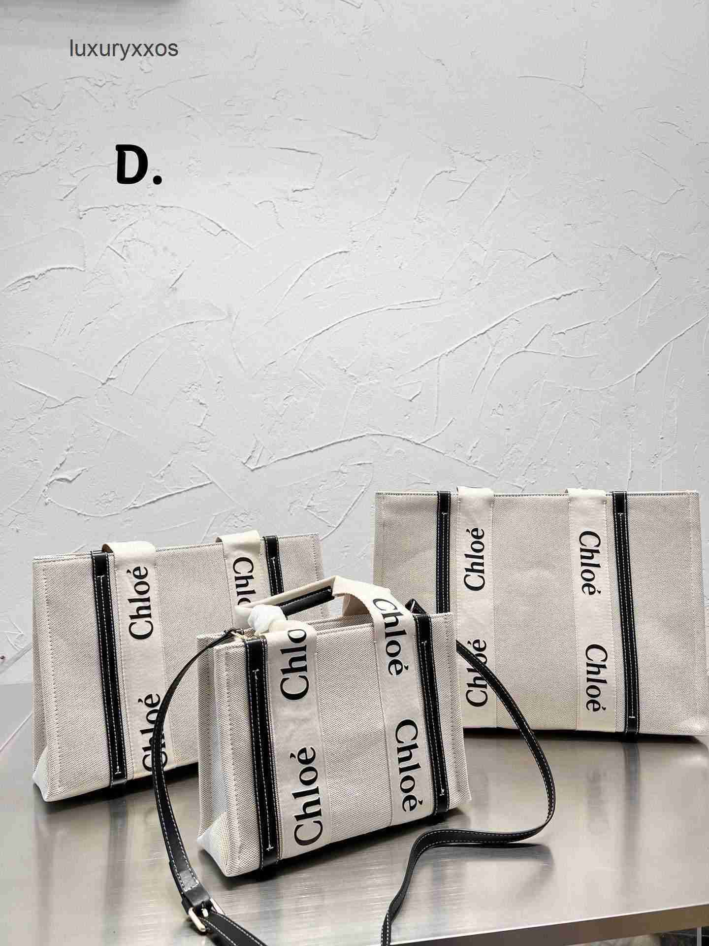 

Tote Woody Bag ChIoe Large Foreign Women's Bags Style Handbag Designer Capacity Portable 2023 Shopping Fashion Shoulder E5vu