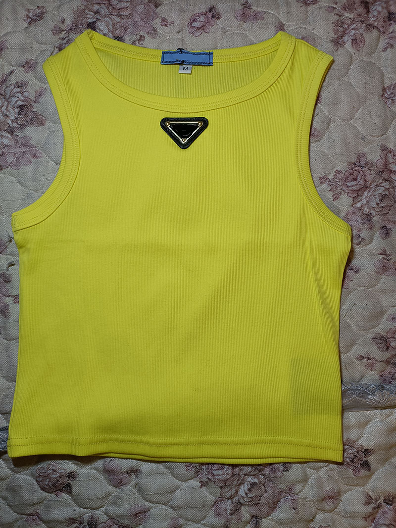 

Crop Summer Women t Top shirts Sexy Designer Brand Sport Shoulder Black White Tank Casual Sleeveless Backless Tee Shirts 0SWK