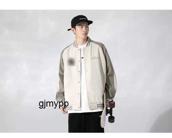 

Men's Jackets 2023 New Twill Polo Shirt Autumn Casual Long Sleeve Jacket Coat Fashion Versatile Loose 191W7O