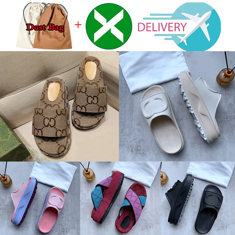 

Retro Designer Walking Sandles Womens Slipper Pillow Flops Wedges Leather Slides Light Blue Black Pink White Sandal For Woman Summer colorful dress shoe size 35-45, Color 3
