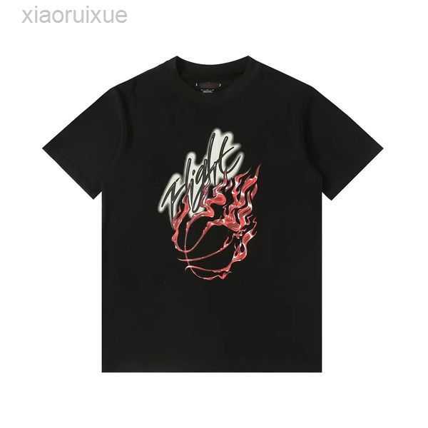 

Men's T-Shirts 2023 Summer New Cotton Versatile Short Sleeve T-shirt Trend ins Loose White Simple Letter Print 1Q28R