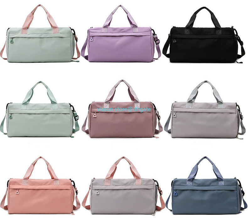 

Lu Yoga Bag Hand Bags Female Wet Waterproof Large Lage Short Travel Bag High Quality with Brand