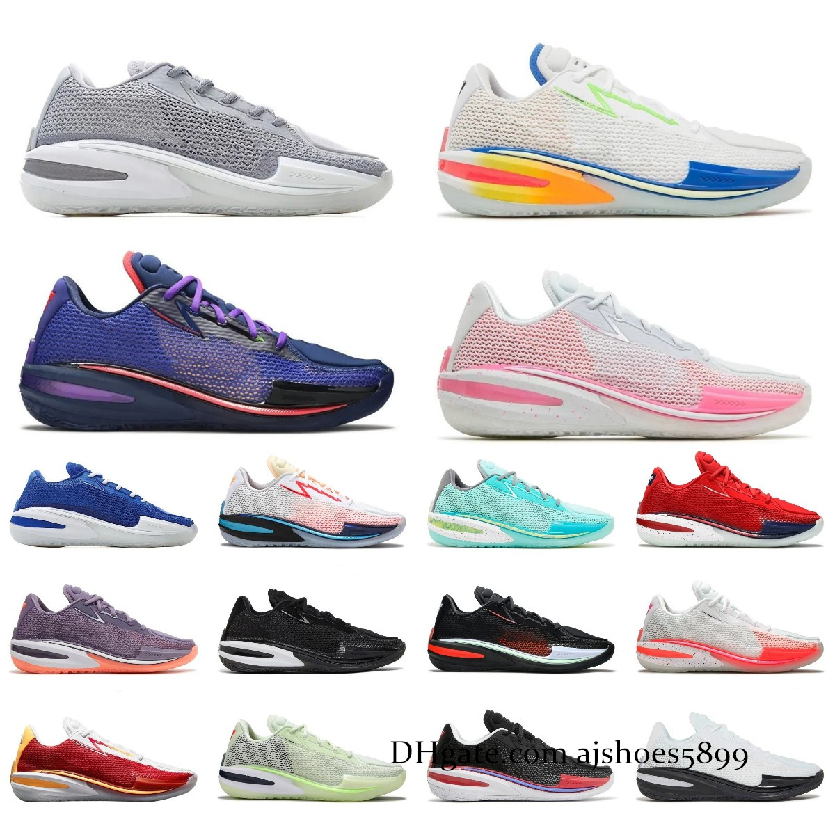 

Top Zoom GT Cut Men Women Basketball Shoes New Designer Think Pink Black Hyper Crimson USA Team Lime Ice Ghost Outdoor Sneakers Size 36-46, Box