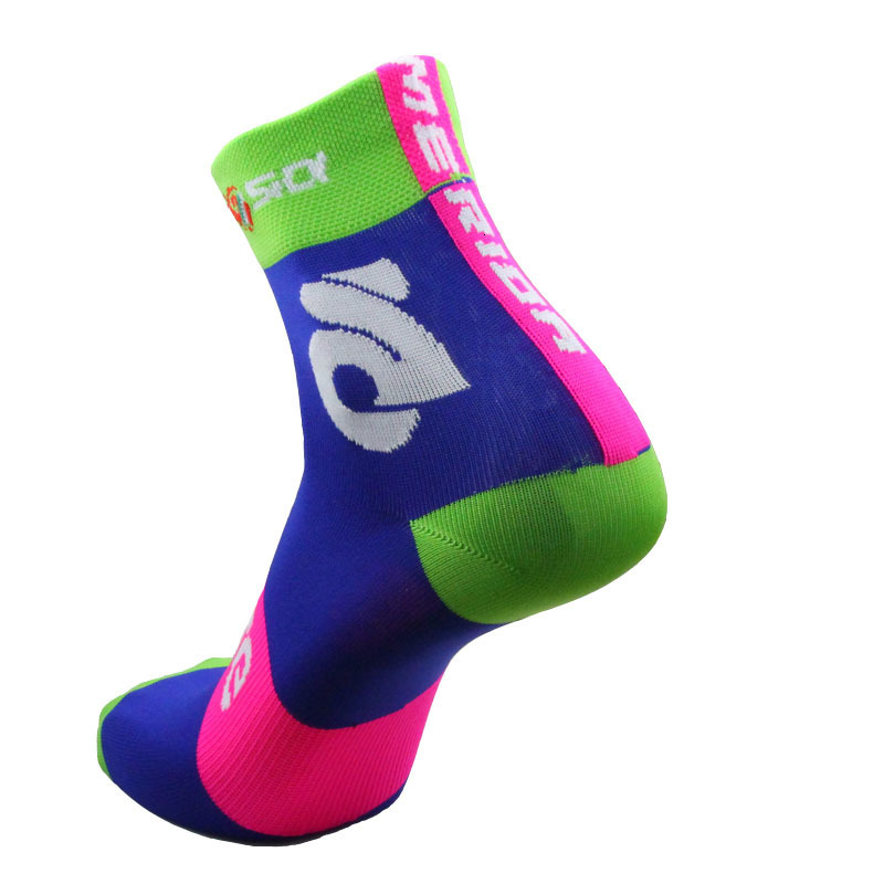 

Sports Socks High quality Cycling Men Women Breathable Comfortable Road Bike Calcetines Ciclismo S17 230411, Blue