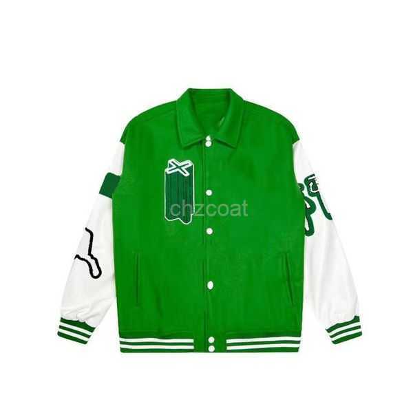 

jacket jackets Baseball Mens varsity letter stitching embroidery autumn and winter men loose causal outwear 4YIW