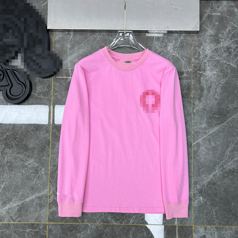 2023 mode été t-shirt designer marque Ch classique magie croix rouge fer à cheval à manches longues hommes et femmes