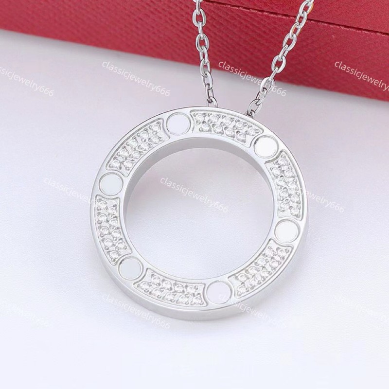 

Fashion Women's Designer Necklace Classic Love Pendant Necklace Luxury 18K Gold Brand Jewelry 316 Stainless Steel Factory