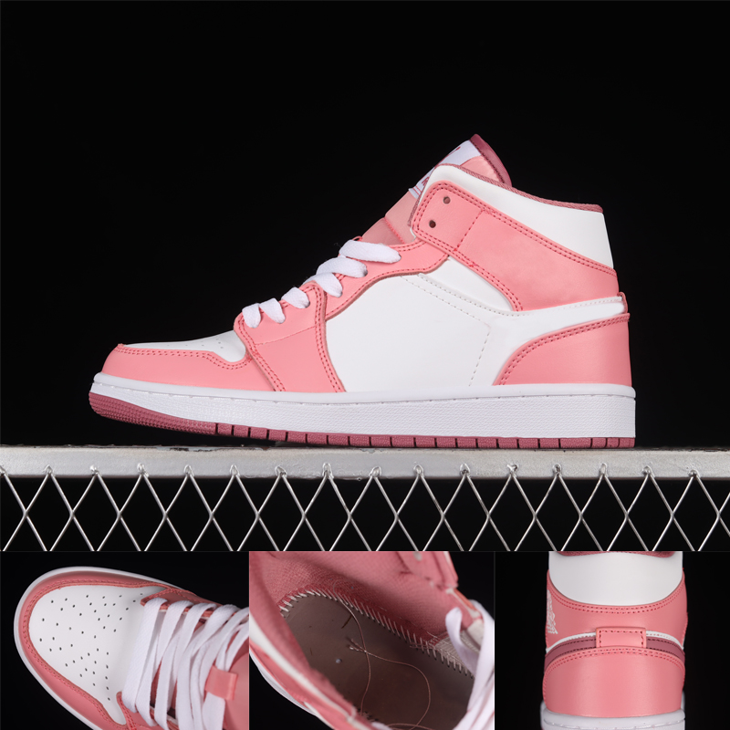 

Shoes Top Jumpman 1 Mens Womens Mid Dq8423-616 Desert Berry Men Women Designers Sports Sneakers Trainer Shoe
